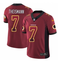 Men's Nike Washington Redskins #7 Joe Theismann Limited Red Rush Drift Fashion NFL Jersey