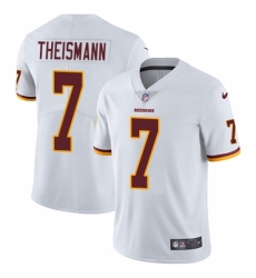 Men's Nike Washington Redskins #7 Joe Theismann White Vapor Untouchable Limited Player NFL Jersey
