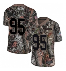 Youth Nike Washington Redskins #95 Da Ron Payne Limited Camo Rush Realtree NFL Jersey