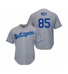 Youth Los Angeles Dodgers #85 Dustin May Authentic Grey Road Cool Base Baseball Player Jersey