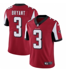 Youth Nike Atlanta Falcons #3 Matt Bryant Red Team Color Vapor Untouchable Limited Player NFL Jersey
