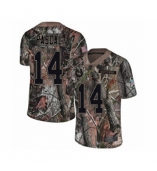 Men's Indianapolis Colts #14 Zach Pascal Limited Camo Rush Realtree Football Jersey