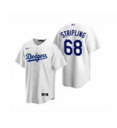 Men's Los Angeles Dodgers #68 Ross Stripling Nike White Replica Home Jersey