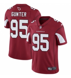 Men's Nike Arizona Cardinals #95 Rodney Gunter Red Team Color Vapor Untouchable Limited Player NFL Jersey