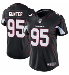 Women's Nike Arizona Cardinals #95 Rodney Gunter Black Alternate Vapor Untouchable Limited Player NFL Jersey