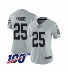 Men's Oakland Raiders #25 Erik Harris Limited Silver Inverted Legend 100th Season Football Jersey Men's Oakland Raiders #25 Erik Harris Limited Silver Inverted Legend 100th Season Football Jersey