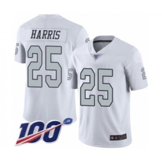 Youth Oakland Raiders #25 Erik Harris Limited White Rush Vapor Untouchable 100th Season Football Jersey Youth Oakland Raiders #25 Erik Harris Limited White Rush Vapor Untouchable 100th Season Football Jersey