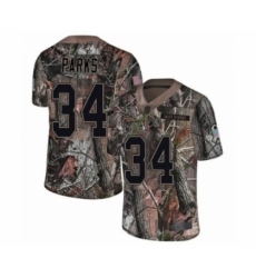 Youth Denver Broncos #34 Will Parks Limited Camo Rush Realtree Football Jersey