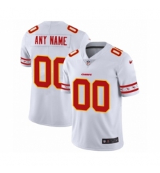 Men's Kansas City Chiefs Customized White Team Logo Cool Edition Jersey