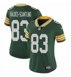 Women's Nike Green Bay Packers #83 Marquez Valdes-Scantling Green Team Color Vapor Untouchable Limited Player NFL Jersey