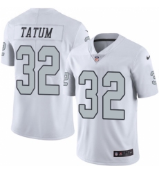 Men's Nike Oakland Raiders #32 Jack Tatum Limited White Rush Vapor Untouchable NFL Jersey
