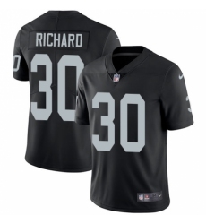 Men's Nike Oakland Raiders #30 Jalen Richard Black Team Color Vapor Untouchable Limited Player NFL Jersey