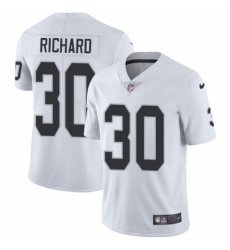 Men's Nike Oakland Raiders #30 Jalen Richard White Vapor Untouchable Limited Player NFL Jersey