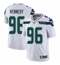 Youth Nike Seattle Seahawks #96 Cortez Kennedy White Vapor Untouchable Limited Player NFL Jersey