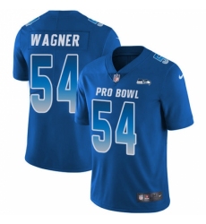 Women's Nike Seattle Seahawks #54 Bobby Wagner Limited Royal Blue 2018 Pro Bowl NFL Jersey