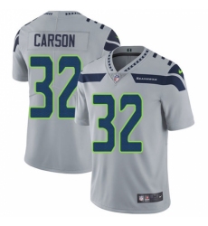 Youth Nike Seattle Seahawks #32 Chris Carson Grey Alternate Vapor Untouchable Limited Player NFL Jersey