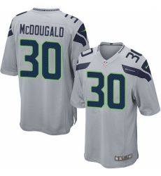 Men's Nike Seattle Seahawks #30 Bradley McDougald Game Grey Alternate NFL Jersey