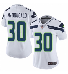 Women's Nike Seattle Seahawks #30 Bradley McDougald Elite White NFL Jersey