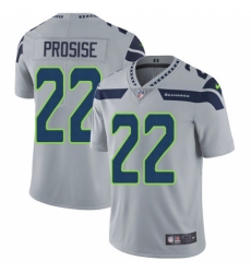 Youth Nike Seattle Seahawks #22 C. J. Prosise Grey Alternate Vapor Untouchable Limited Player NFL Jersey