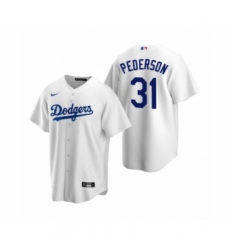 Men's Los Angeles Dodgers #31 Joc Pederson Nike White Replica Home Jersey