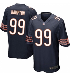 Men's Nike Chicago Bears #99 Dan Hampton Game Navy Blue Team Color NFL Jersey