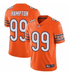Men's Nike Chicago Bears #99 Dan Hampton Limited Orange Rush Vapor Untouchable NFL Jersey