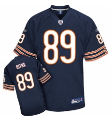 Reebok Chicago Bears #89 Mike Ditka Blue Team Color Authentic Throwback NFL Jersey