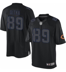 Youth Nike Chicago Bears #89 Mike Ditka Limited Black Impact NFL Jersey