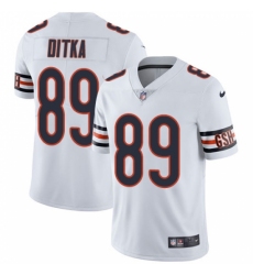 Youth Nike Chicago Bears #89 Mike Ditka White Vapor Untouchable Limited Player NFL Jersey