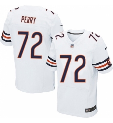 Men's Nike Chicago Bears #72 William Perry Elite White NFL Jersey