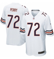 Men's Nike Chicago Bears #72 William Perry Game White NFL Jersey