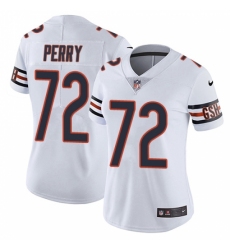 Women's Nike Chicago Bears #72 William Perry White Vapor Untouchable Limited Player NFL Jersey