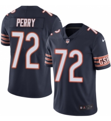 Youth Nike Chicago Bears #72 William Perry Navy Blue Team Color Vapor Untouchable Limited Player NFL Jersey