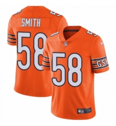 Men's Nike Chicago Bears #58 Roquan Smith Elite Orange Rush Vapor Untouchable NFL Jersey