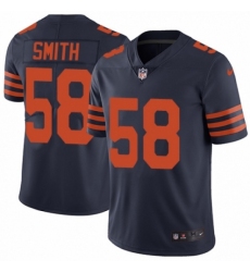 Men's Nike Chicago Bears #58 Roquan Smith Navy Blue Alternate Vapor Untouchable Limited Player NFL Jersey