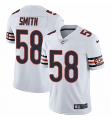Men's Nike Chicago Bears #58 Roquan Smith White Vapor Untouchable Limited Player NFL Jersey