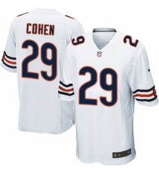 Men's Nike Chicago Bears #29 Tarik Cohen Game White NFL Jersey