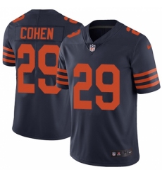 Men's Nike Chicago Bears #29 Tarik Cohen Navy Blue Alternate Vapor Untouchable Limited Player NFL Jersey