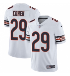 Men's Nike Chicago Bears #29 Tarik Cohen White Vapor Untouchable Limited Player NFL Jersey