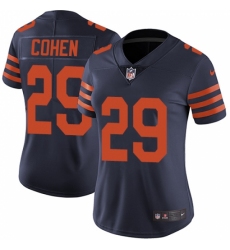 Women's Nike Chicago Bears #29 Tarik Cohen Navy Blue Alternate Vapor Untouchable Limited Player NFL Jersey