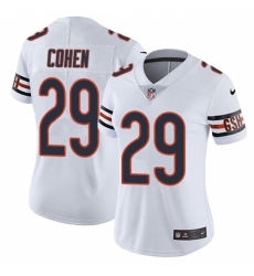 Women's Nike Chicago Bears #29 Tarik Cohen White Vapor Untouchable Limited Player NFL Jersey