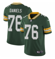 Men's Nike Green Bay Packers #76 Mike Daniels Green Team Color Vapor Untouchable Limited Player NFL Jersey
