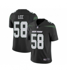 Men's New York Jets #58 Darron Lee Black Alternate Vapor Untouchable Limited Player Football Jersey