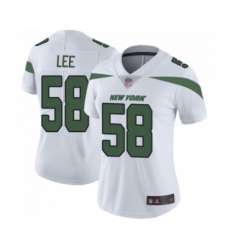 Women's New York Jets #58 Darron Lee White Vapor Untouchable Limited Player Football Jersey