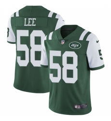 Youth Nike New York Jets #58 Darron Lee Green Team Color Vapor Untouchable Limited Player NFL Jersey