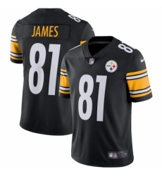 Youth Nike Pittsburgh Steelers #81 Jesse James Black Team Color Vapor Untouchable Limited Player NFL Jersey