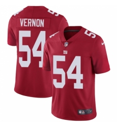 Youth Nike New York Giants #54 Olivier Vernon Red Alternate Vapor Untouchable Limited Player NFL Jersey
