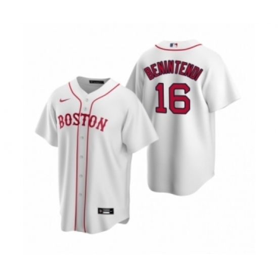Women's Boston Red Sox #16 Andrew Benintendi Nike White Replica Alternate Jersey Women's Boston Red Sox #16 Andrew Benintendi Nike White Replica Alternate Jersey
