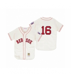 Youth Boston Red Sox #16 Andrew Benintendi Cream 1939 Authentic Home Jersey Youth Boston Red Sox #16 Andrew Benintendi Cream 1939 Authentic Home Jersey