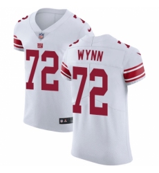 Men's Nike New York Giants #72 Kerry Wynn White Vapor Untouchable Elite Player NFL Jersey
